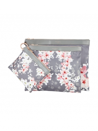 Blossom Nylon Trio Pouch Set