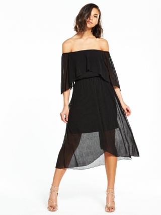 Frill Midi Dress