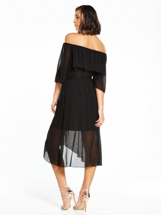 Frill Midi Dress