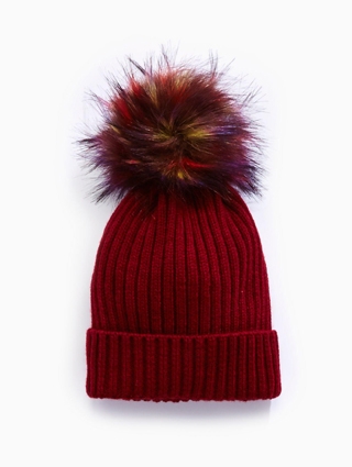 Changeable Pom Pom Beanie