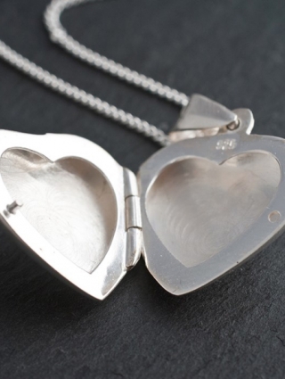 Engraved Heart Locket