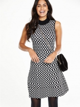 Knitted Fit and Flare Dress